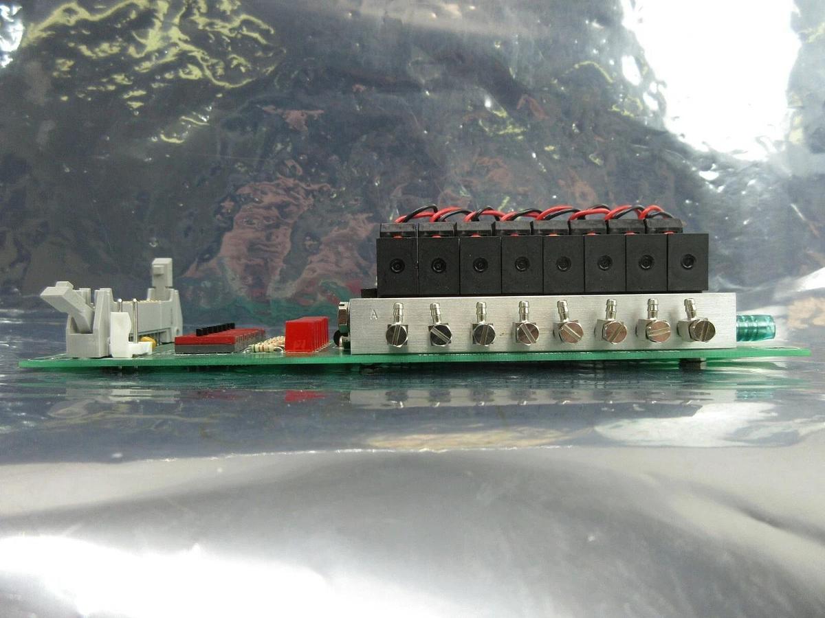 Used TECO Pneumatic DES375-010-8 8-Port Pneumatic Manifold Board PCB HA010E1 Working