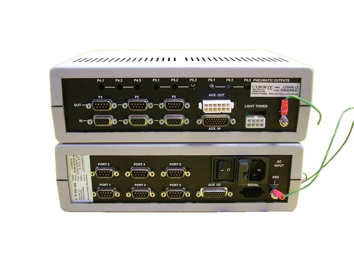 Used Cybor ADS660-00 Control Module Pneumatic Interface ADS660-12 Working Surplus