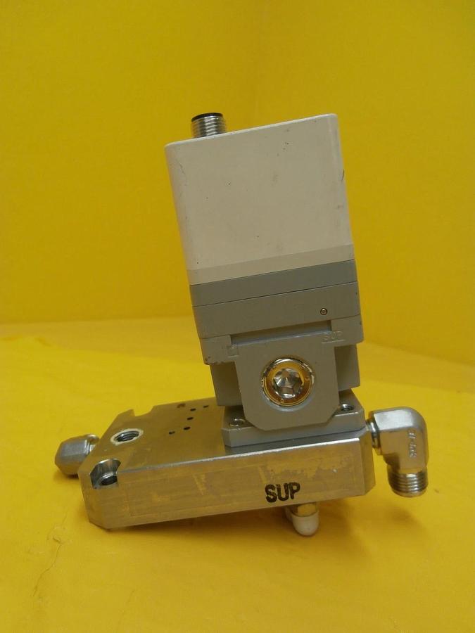 Used AMAT Applied Materials 0021-78097 Manifold with SMC ITV2031-31N3N4-X97 Copper