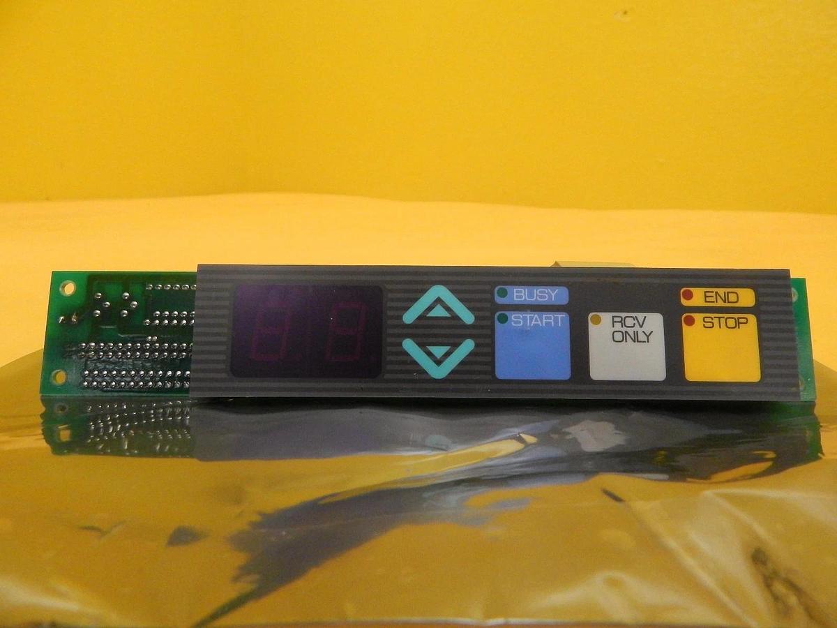 Used Sanoh IDP-0-2 Start Stop Keypad Board PCB Screen SC-W60A-AV Used Working