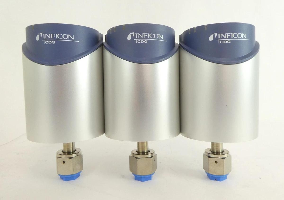 Used Inficon 390-144 Baratron Transducer CDG100D Reseller Lot of 8 Working Surplus