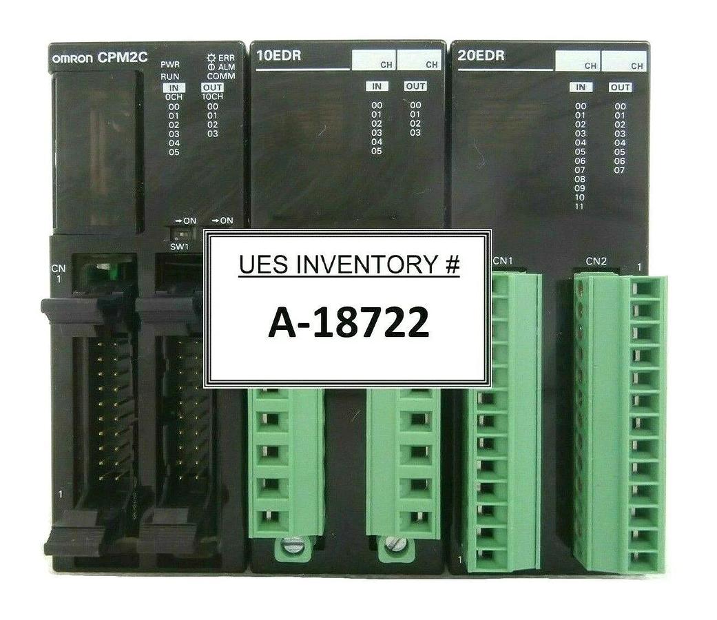 Used Omron CPM2C Compact Logic Controller PLC Chemical Cabinet TEL Lithius Working