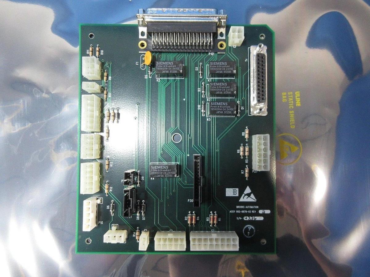 Used Brooks Automation 002-6878-02 Circuit Board PCB 002-8700-10 Used Working