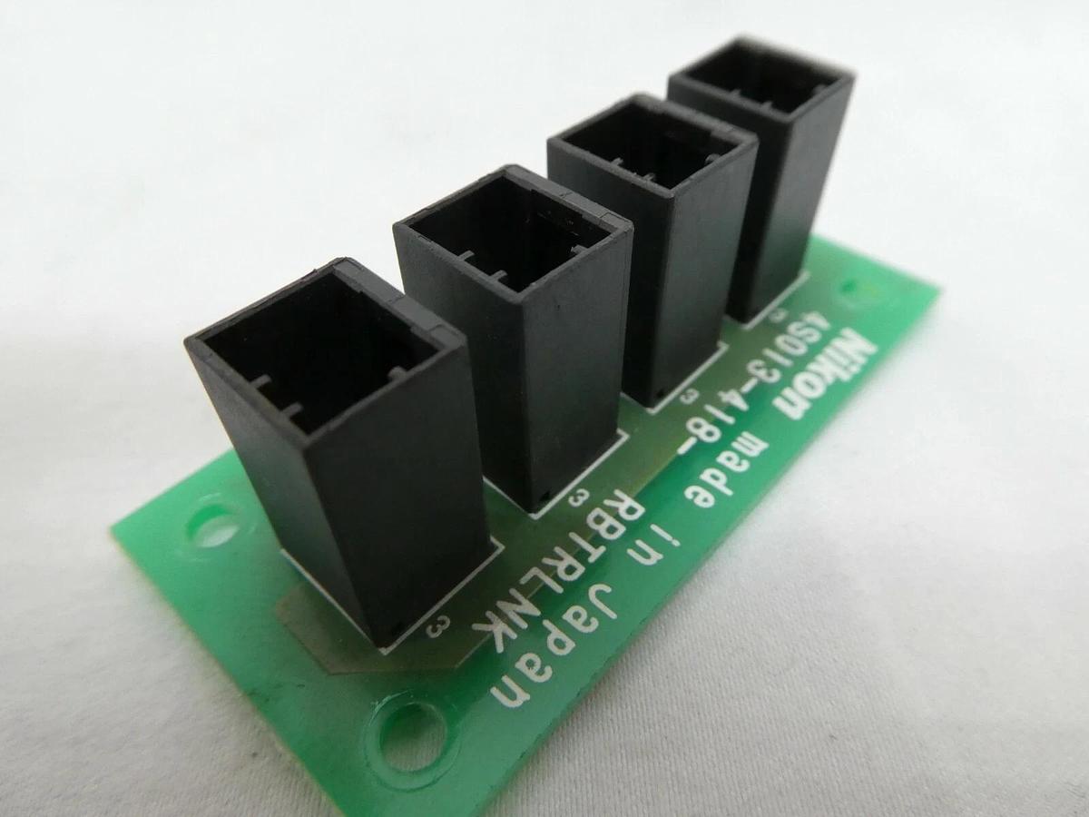 Used Nikon 4S013-418 Robot Interlink Board PCB RBTRLNK NSR System Working Spare