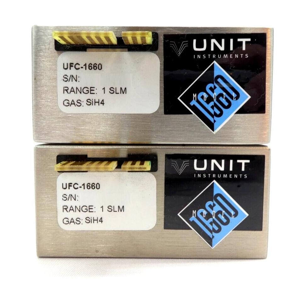 Used UNIT Instruments UFC-1660 Mass Flow Controller MFC Cl2 SiH4 NF3 O2 Ar Lot of 11