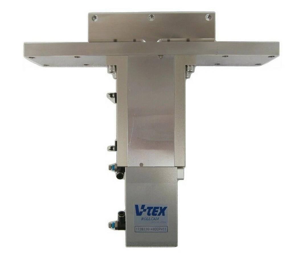 Used V-Tex 172B336x48DCPR03 Pneumatic Slit Valve ROLLCAM Hitachi M-712E Copper Spare