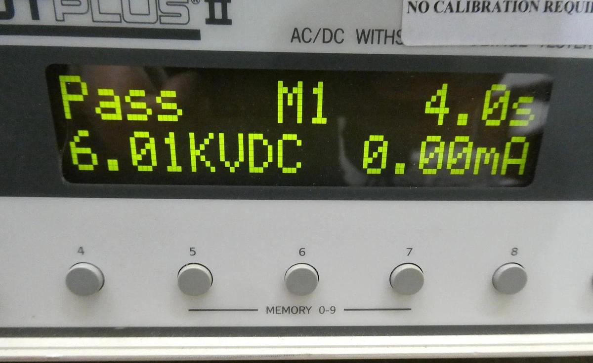 Used Associated Research 5560DT Dielectric Withstand Tester Hypot Plus II Working