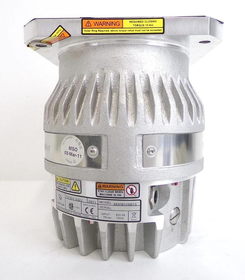 Used TV-301 Varian 9698918M013 Turbomolecular Pump Turbo-V 301 Navigator Working