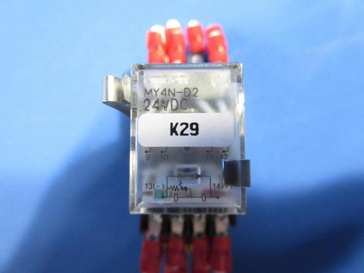 Used Omron MY2N-D2 Relay Lot of 147 LY2N-D2 MY4N-D2 G2R-2-SND Used Working