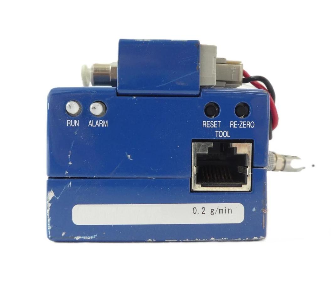 Used Horiba STEC LF-F30M-A-EVD Flow Controller with IV-2410AV-02H Valve Assembly