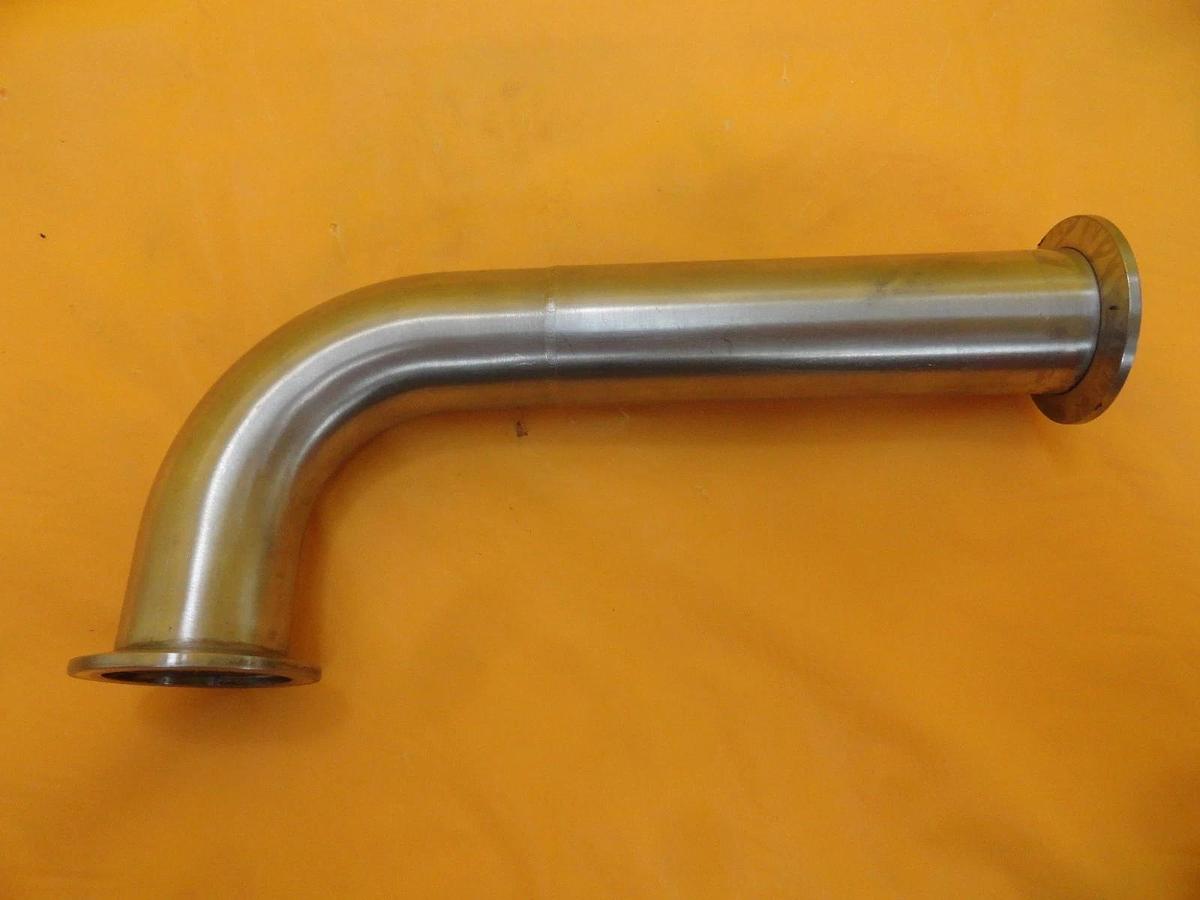 Used MKS Instruments High Vacuum Tube Elbow 90° NW40 9.5" 9.25" Lot of 2 Used Working