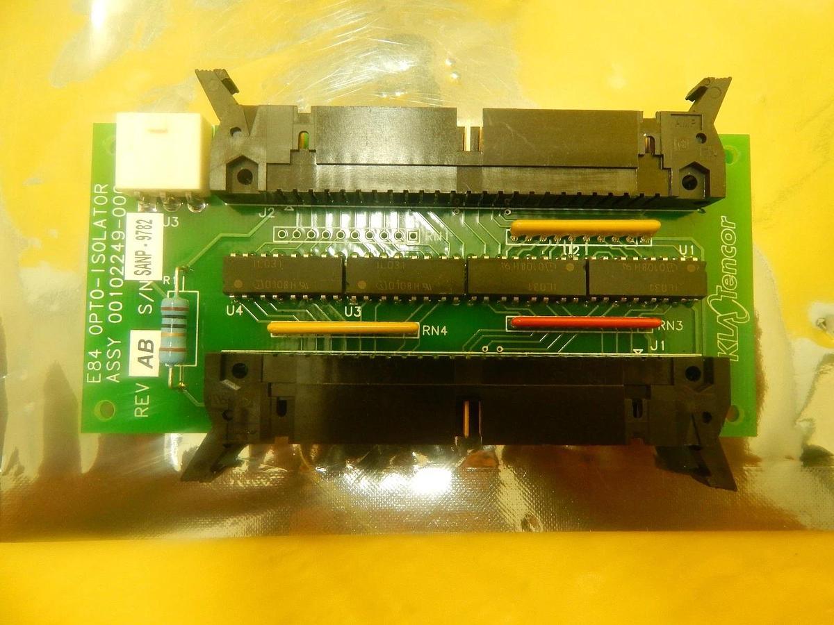 Used KLA-Tencor 00102249-000 E84 Opto-Isolator PCB Board CRS-3000 Used Working