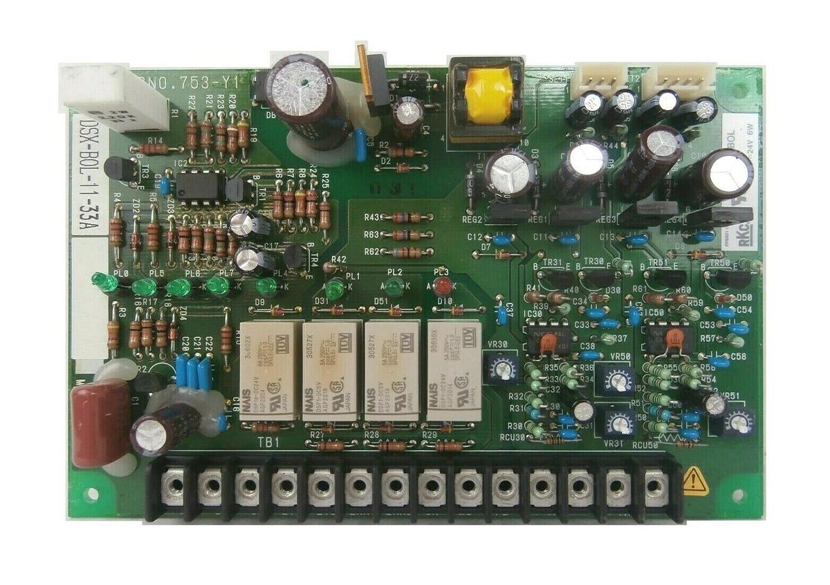 Used RKC Instrument DSX-BOL-11-33A Temperature Controller PCB DSX-BOL No Screws
