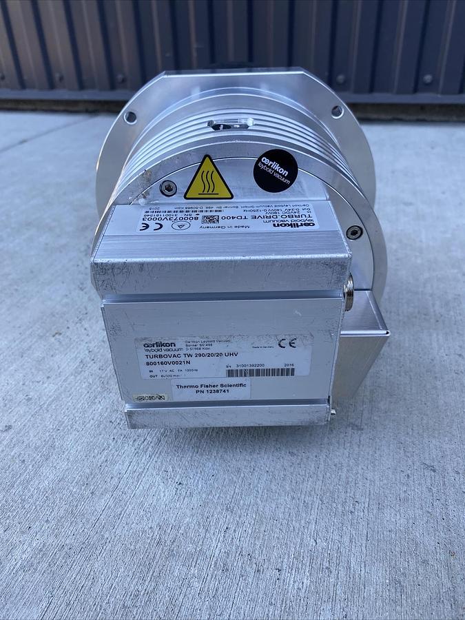 Used TURBOVAC TW 220/150 S Leybold 800160V0002 Turbomolecular Pump Untested Surplus