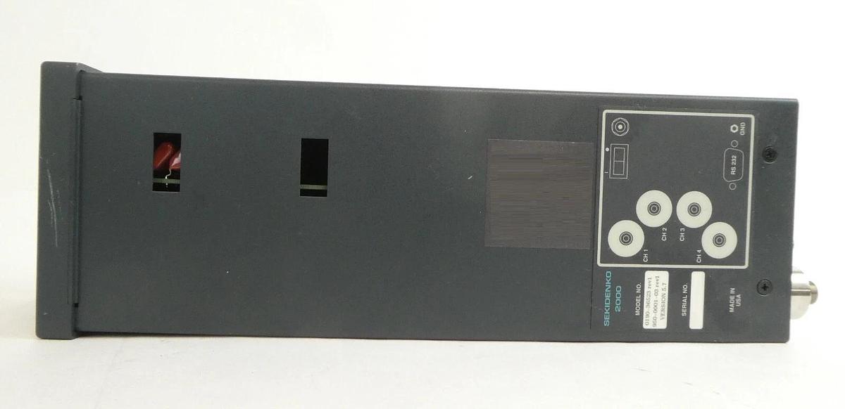 Used Sekidenko 950-0001-03 3-Channel Optical Fiber Thermometer 2000 AMAT v5.7 Working