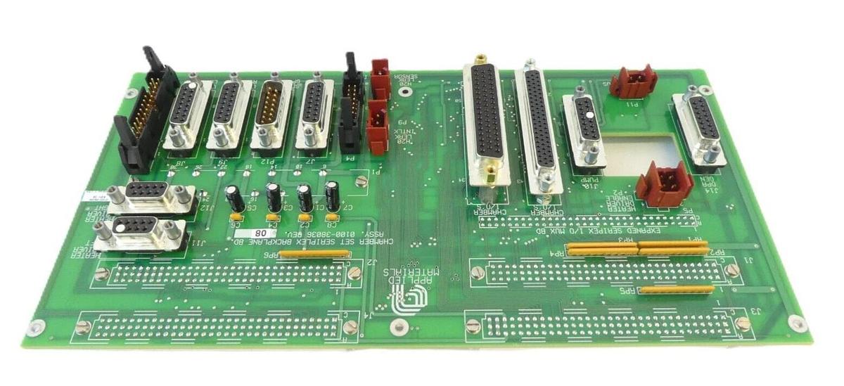 Used AMAT Applied Materials 0100-38036 Chamber Set Seriplex Backplane PCB Working
