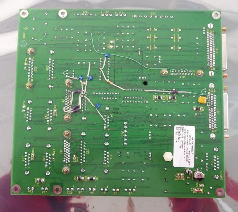 Refurbished Semitool 32076-01 Raider Spin Interface Assembly PCB Board OEM Refurbished