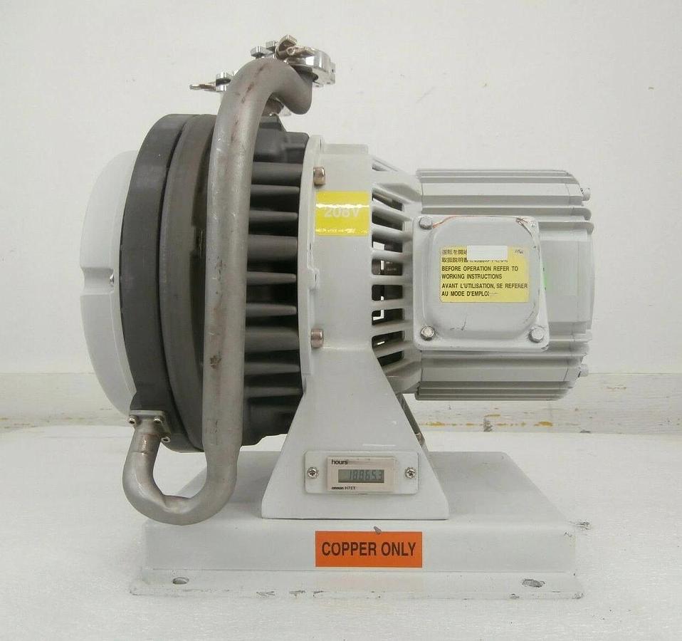 Used GVSP30 Edwards A71004907XS Scroll Vacuum Pump 18865 Hrs Cu for Rebuild Working