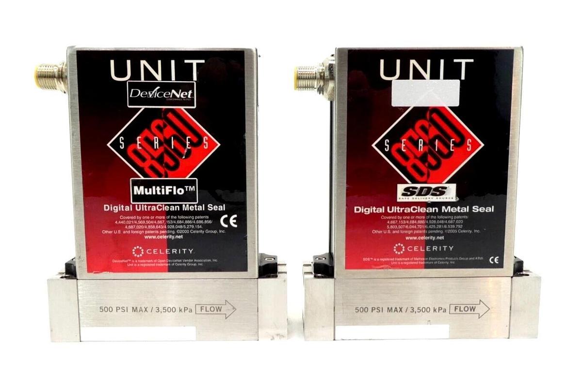 Used Celerity UNIT UFC Mass Flow Controller MFC UFC-8565C UFC-8565 UFC-8564 Lot of 11