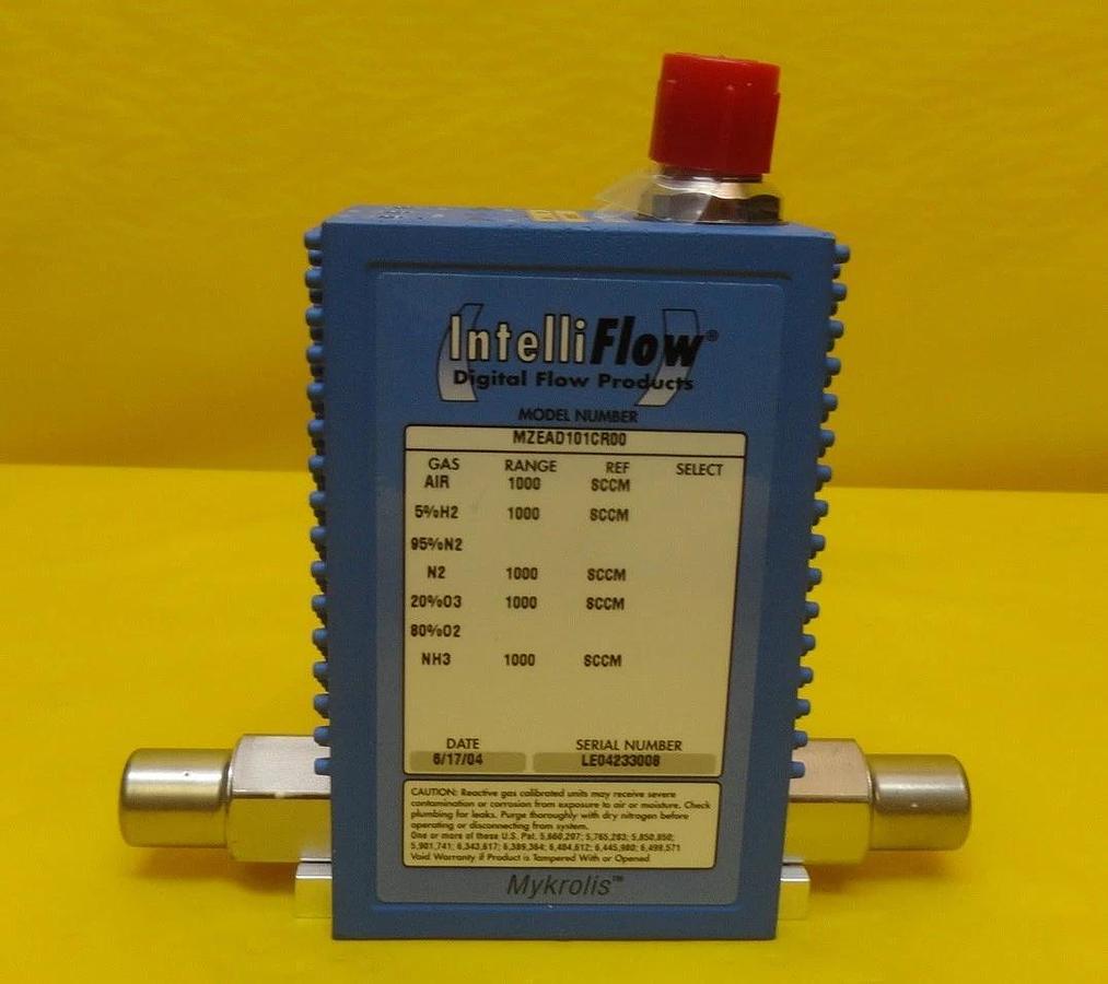 Used Mykrolis MZEAD101CR00 Digital Flow Meter MFC IntelliFlow 1000 SCCM Multi Used