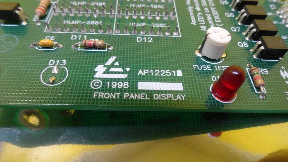 Used Air Products AP12251 Front Panel Display Board PCB Used Working