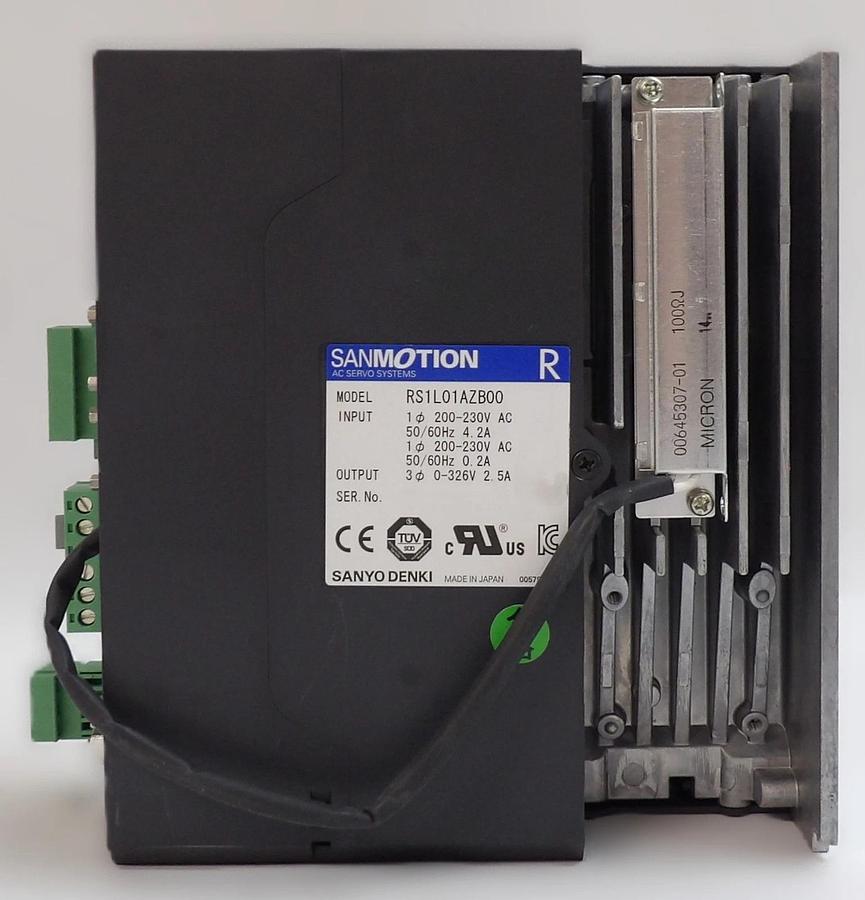 Used Sanyo Denki RS1L01AZB00 Servo Drive SANMOTION R Reseller Lot of 10 Working