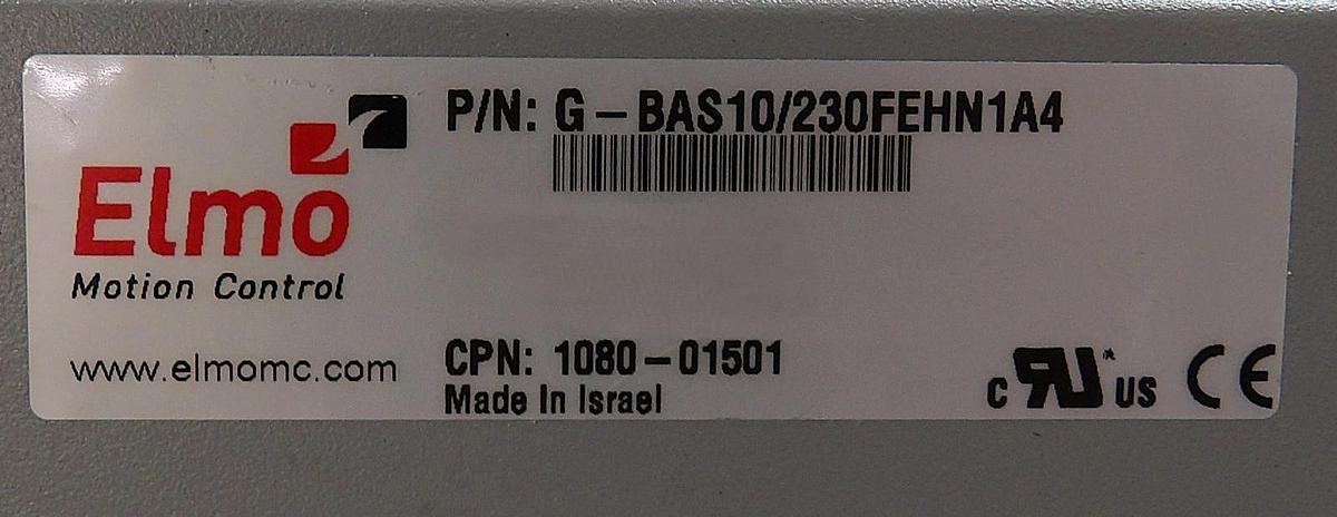 Used Elmo Motion G-BAS10/230FEHN1A4 Servo Drive Module Working Surplus