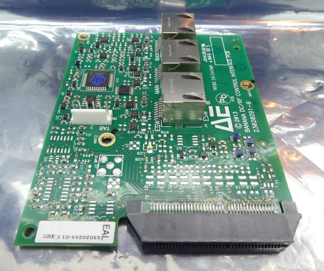 Used AE Advanced Energy 23020291-B Banana DC/RF Control Interface PCB 33020255-01