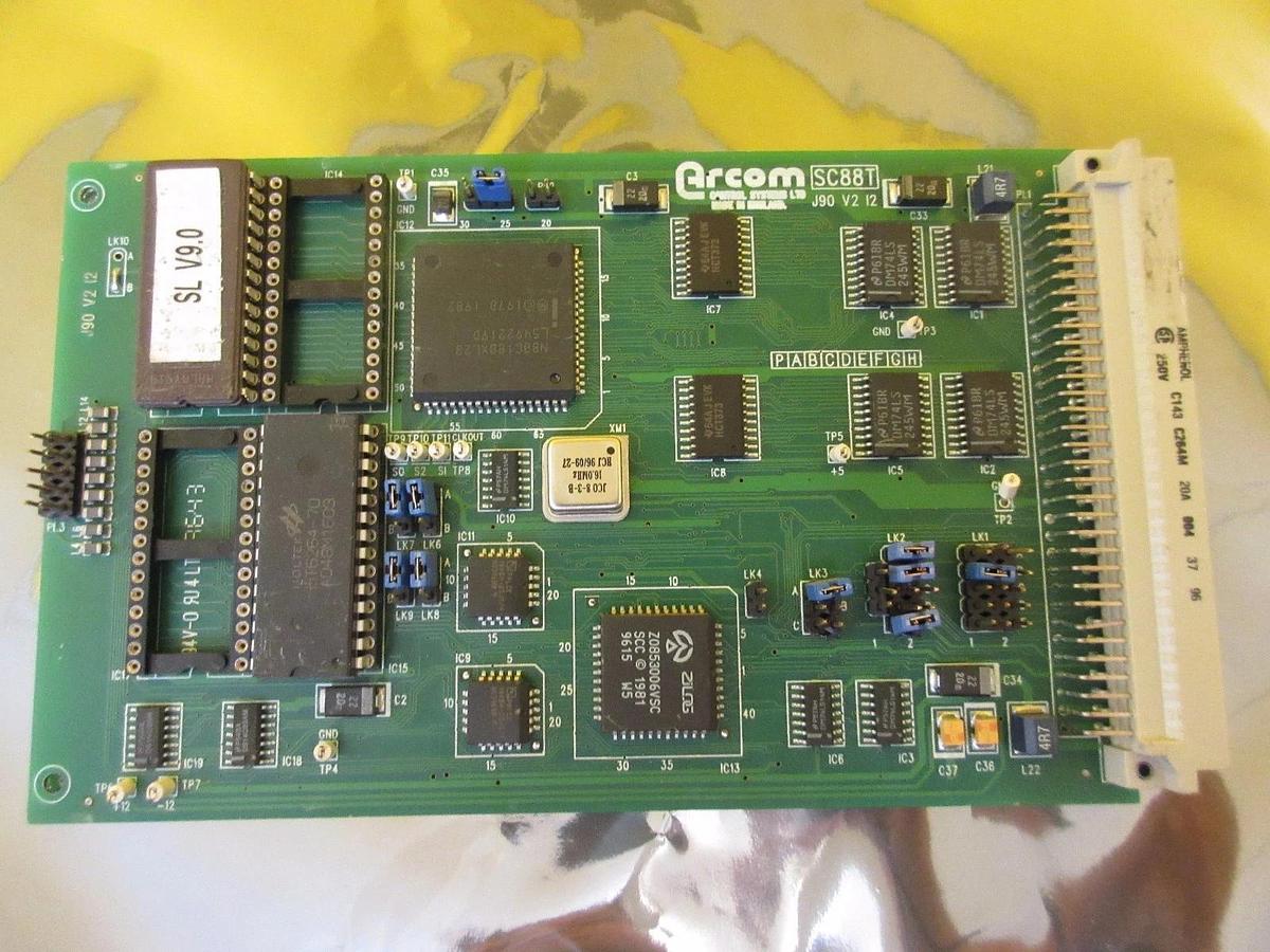 Used Arcom Control Systems SC88T Processor Board PCB Card M.E.M 24-09-96 Used Working