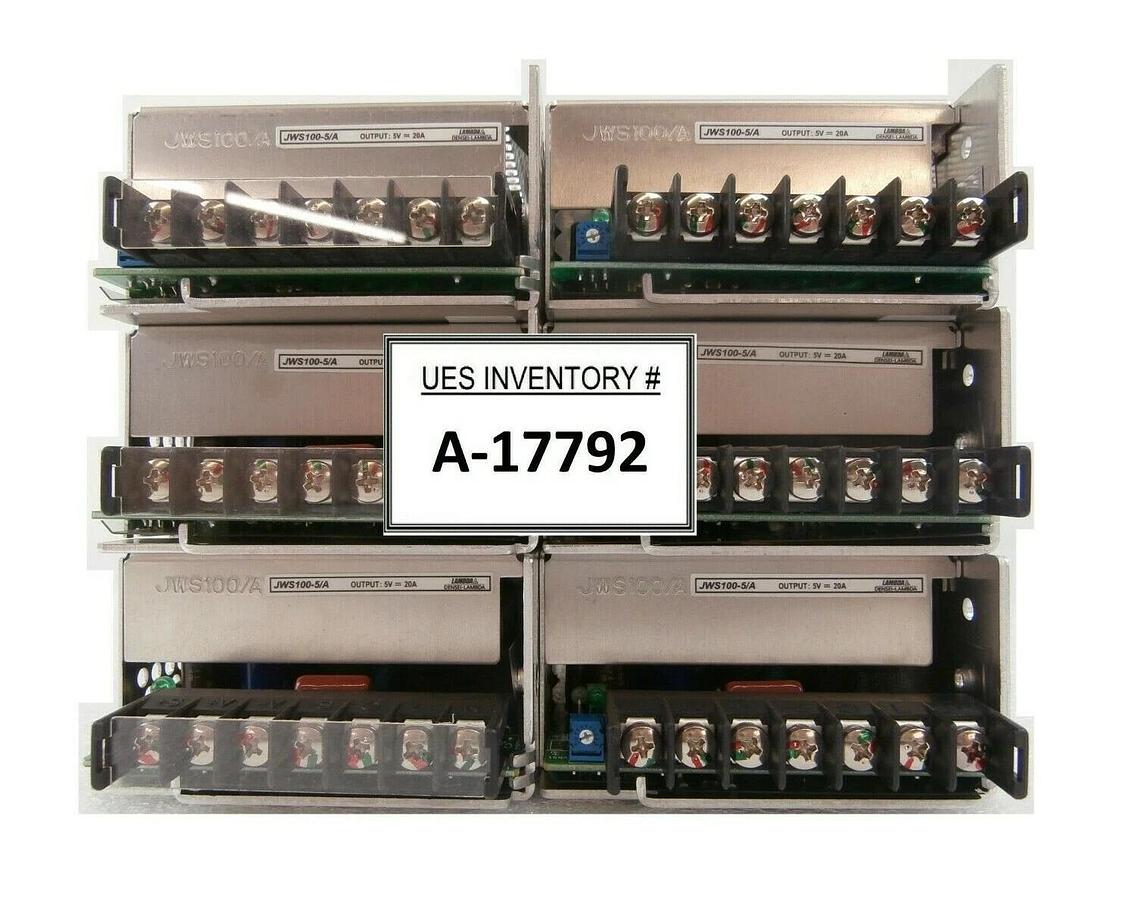 Used Densei-Lambda JWS100-5/A Power Supply Reseller Lot of 6 Working Surplus