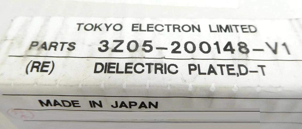 Used TEL Tokyo Electron 3Z05-200148-V1 Quartz Dielectric Plate D-T Working Surplus