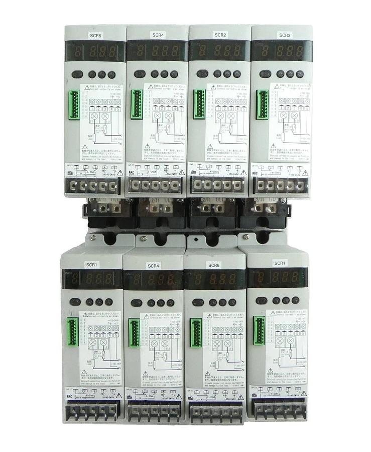 Used RKC THV-1PZ030-8*HN-9 Single Phase Power Control Unit THV Lot of 8 Working