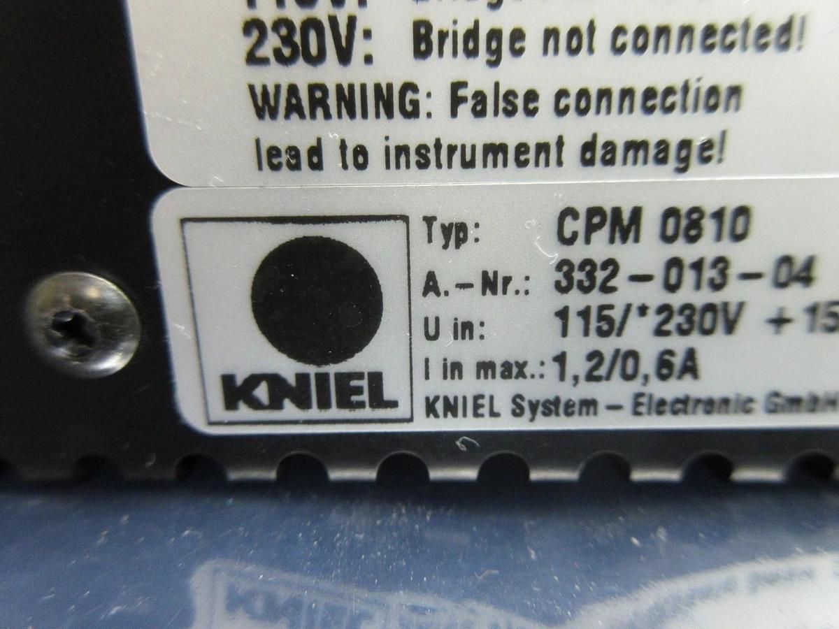 Used Kniel System-Electronic 332-013-04 .05 Power Supply Card PCB 4022.436.48921 Used