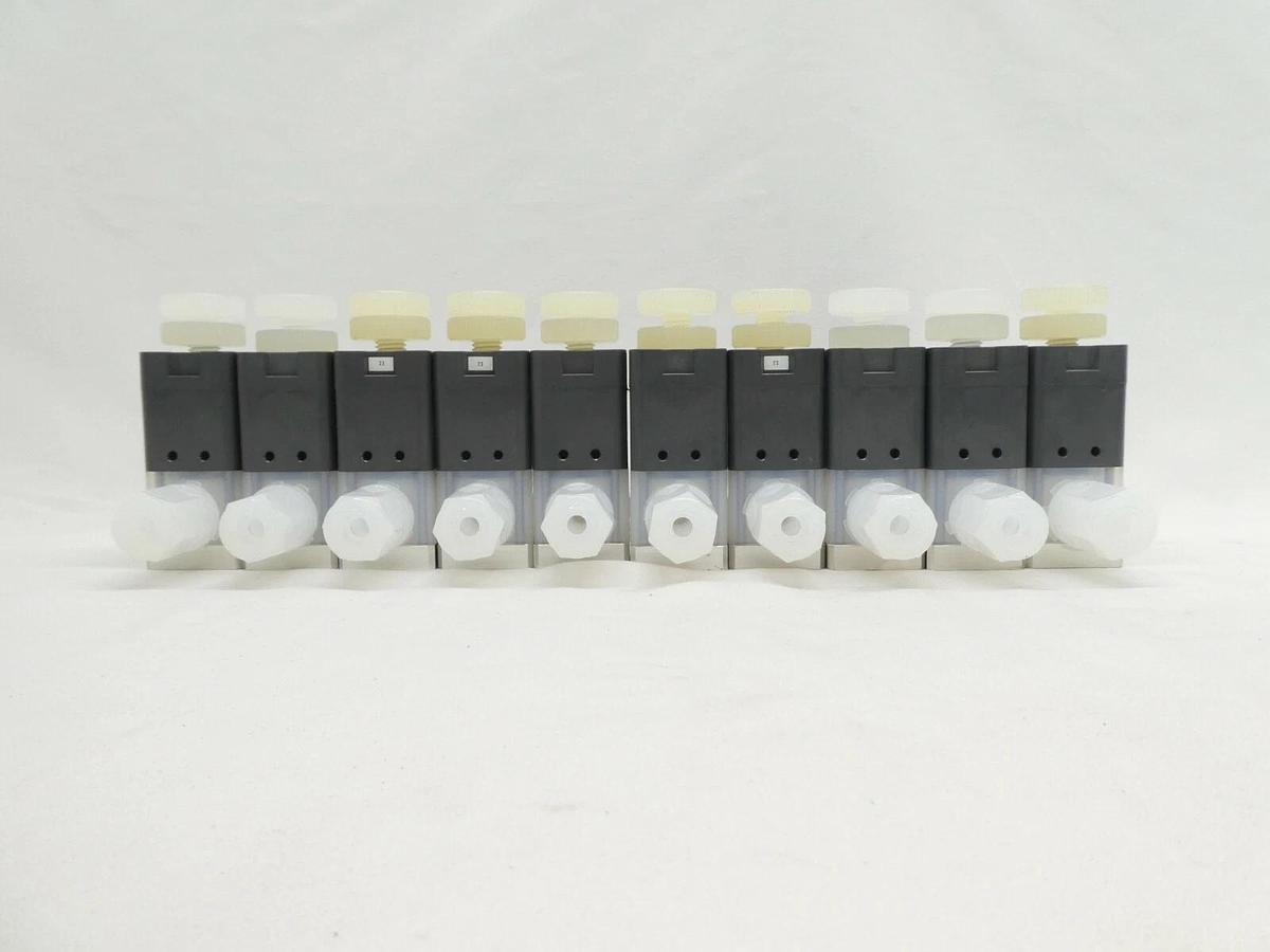 Used CKD AMD312-10BUR-14-TC Chemical Liquid Valve AMD Lot of 10 Working Surplus