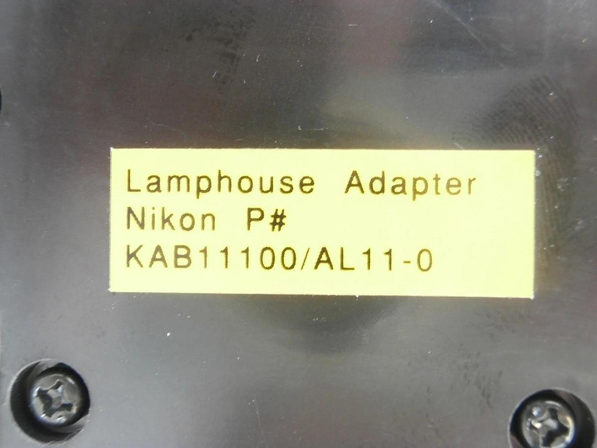 Used Nikon LHS-H100P-1 100w Halogen Lamp House MGE15203/AL11-0 NSR Working Surplus