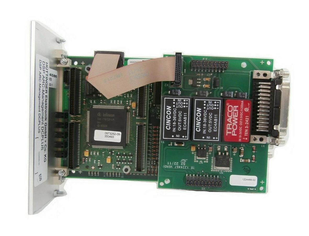 Used Huttinger 1224585-00 DSP ARC-Management DCPLUS Plasma PCB Card Trumpf Working