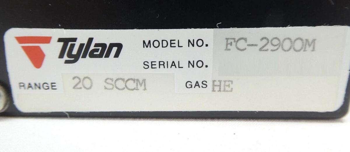 Used Tylan FC-2900M Mass Flow Controller MFC 20 SCCM He Reseller Lot of 7 Working