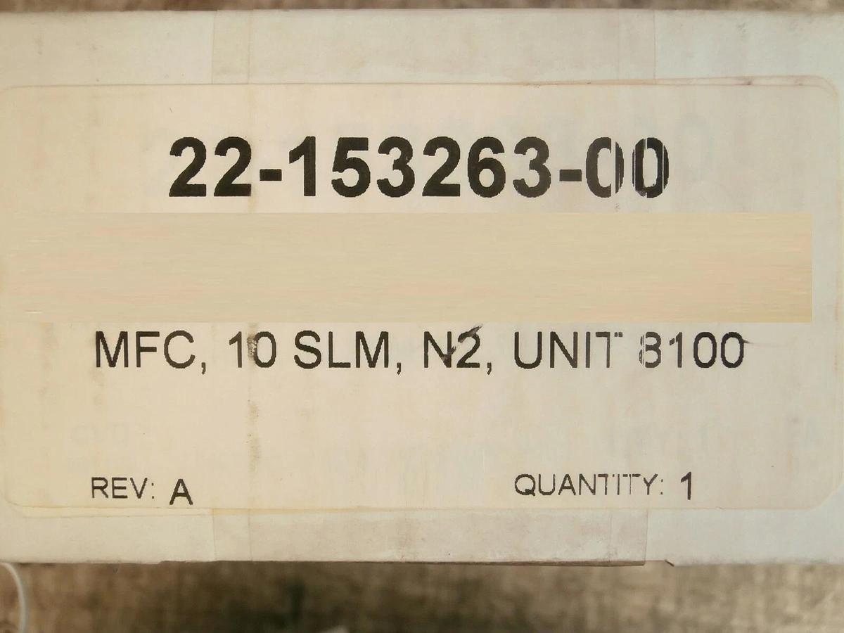 UNIT Instruments UFC-8100 Mass Flow Controller MFC Novellus 22-153263-00 New