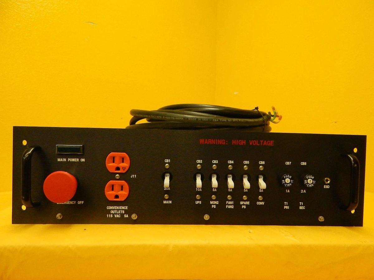 Used PPC Pacific Power Control 750-661058-00 AC Power Box KLA-Tencor 2552X Used