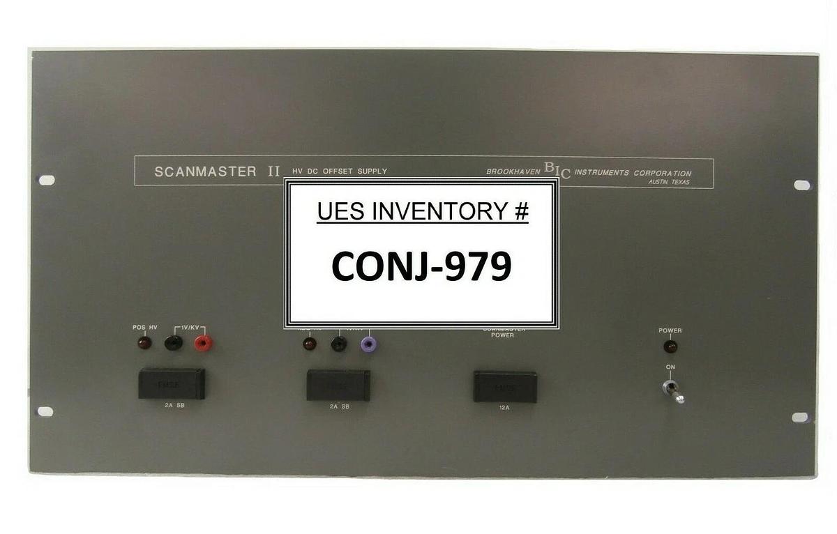 Used Brookhaven 25520302 HV DC Offset Supply SCANMASTER II Varian E22000033 Working