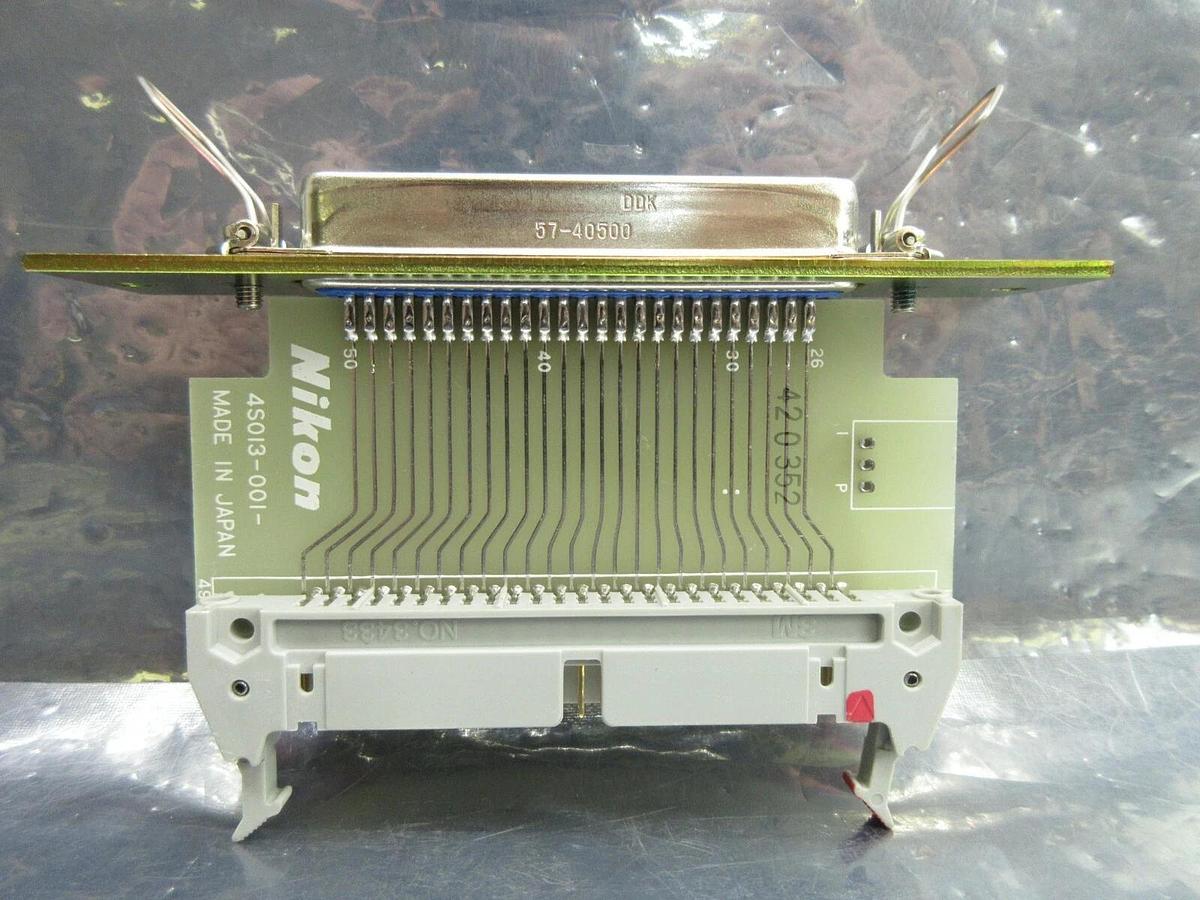Used Nikon 4S013-001 Interface Board PCB NSR-1755G7A Step-and-Repeat G-Line Used
