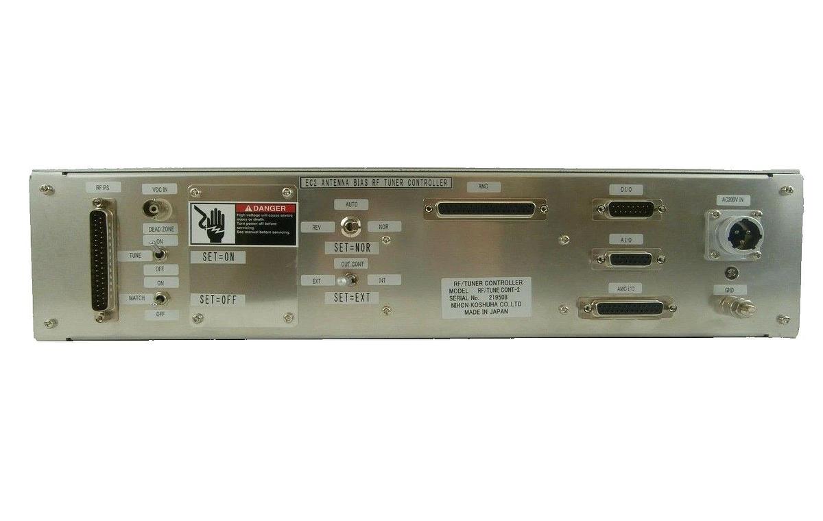 Used Nihon Koshuha RF/TUNE CONT-2 RF EC2 Antenna Bias Tuner Controller Working