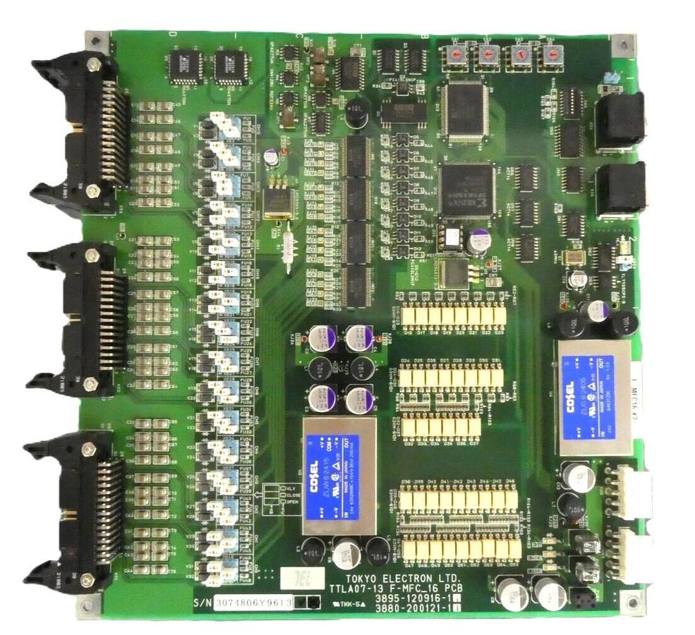 Used TEL Tokyo Electron TTLA07-13 F-MFC_16 PCB Board 3895-120916-11 Working Surplus