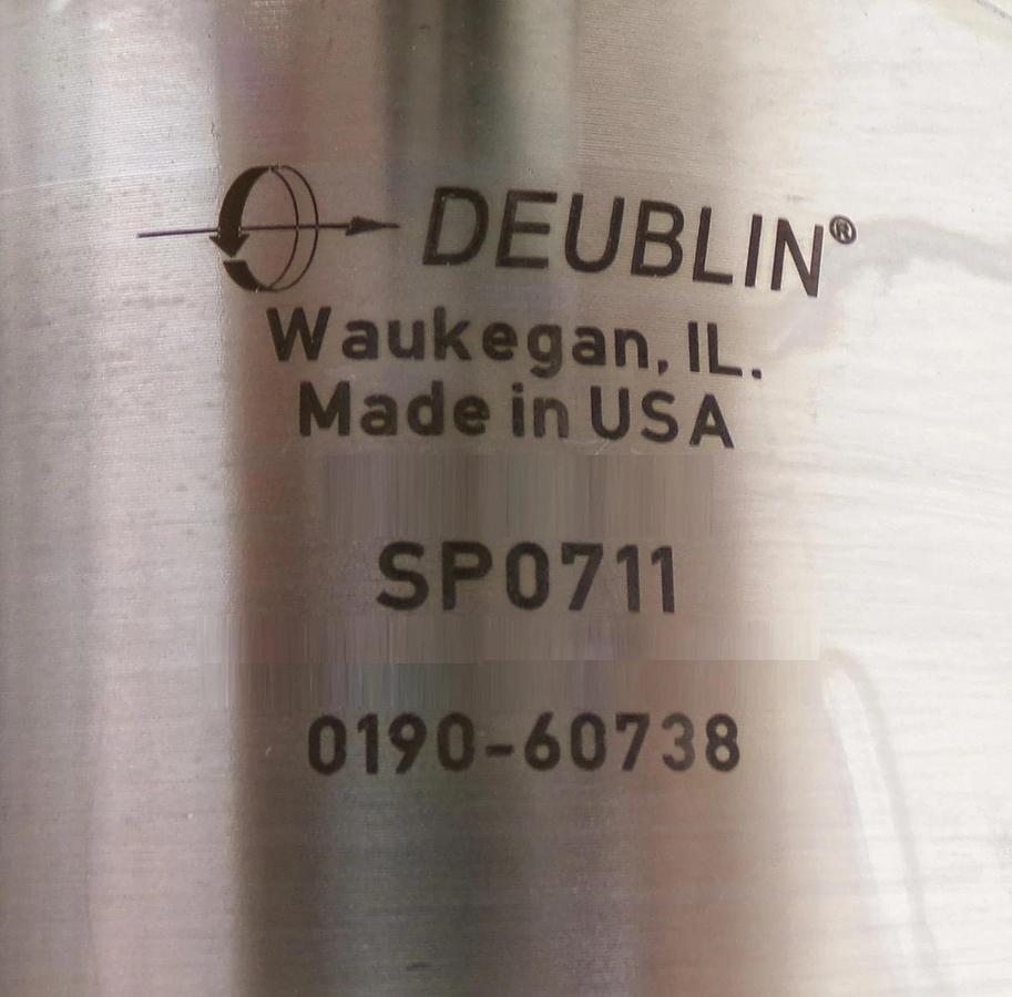 Used Deublin SP0711 Rotary Union AMAT Applied Materials 0190-60738 As-Is