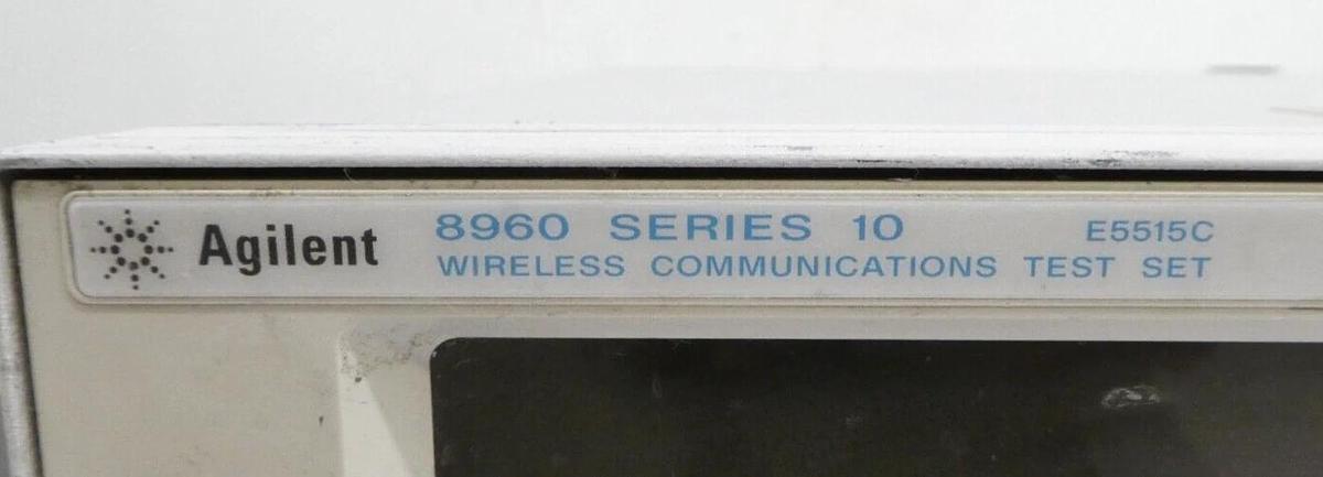 Used Agilent E5515C Wireless Communications Test Set 8960 SERIES 10 No Power Untested