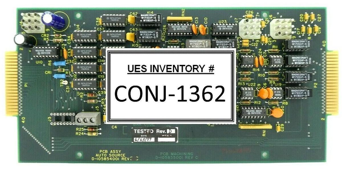 Used Varian Semiconductor VSEA D-105854001 Auto Source Board PCB Rev. D Working Spare