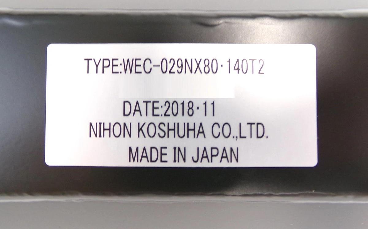 Nihon Koshuha WEC-029NX80-140T2 RF Waveguide New Surplus