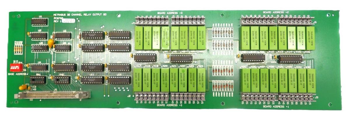 Used Metrabus PC6702 32 Channel Relay Output PCB Board 820-10736-000-H Working