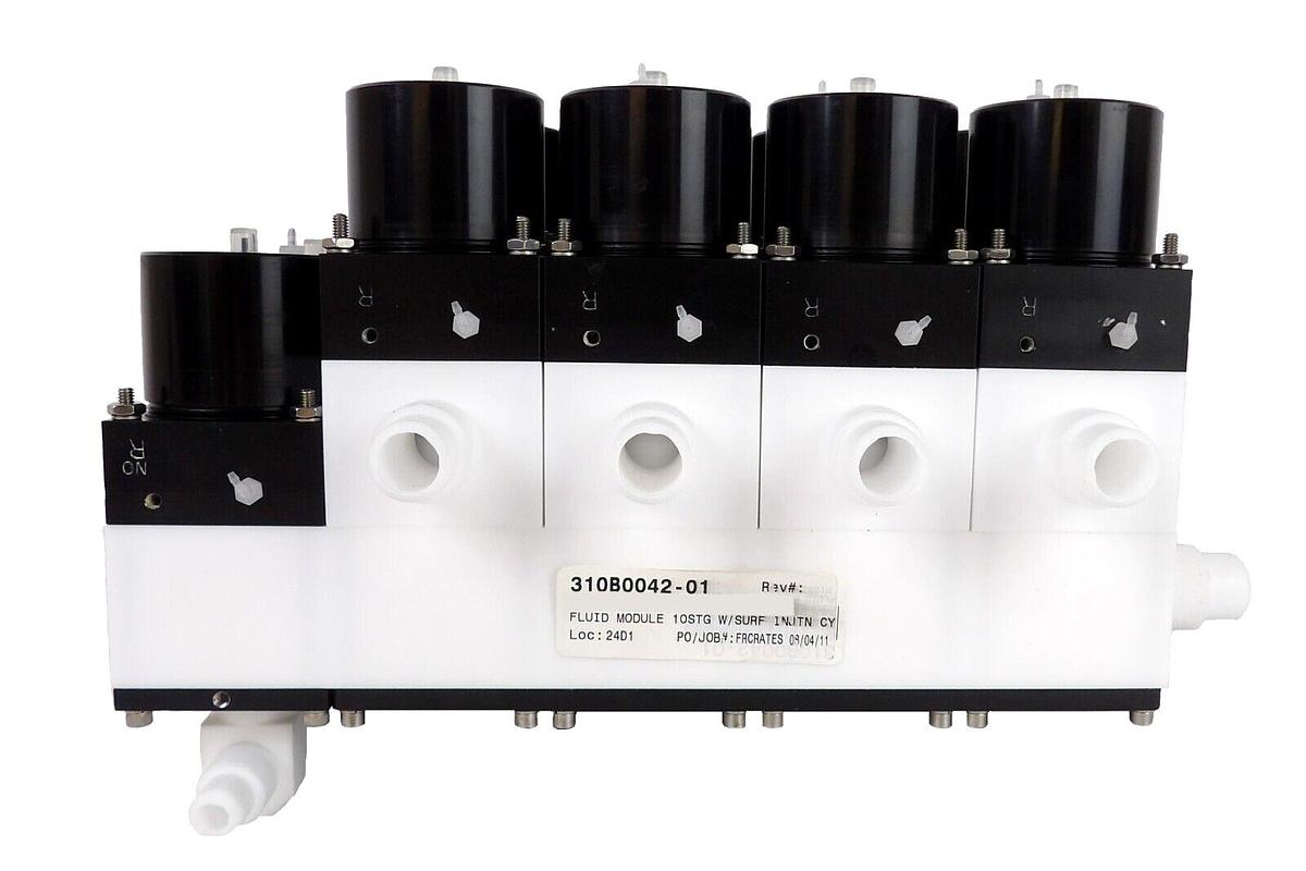 Used Semitool 310C0096-503 10STG Fluid Module W/Surf Manifold Assembly SRD Working
