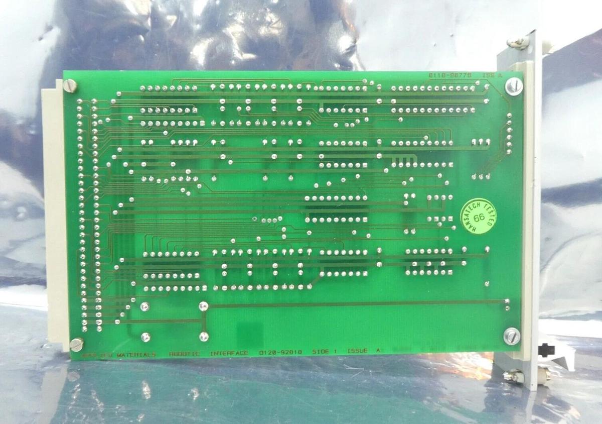 Used AMAT Applied Materials 0100-90761 Robotic Interface PCB Card Working Surplus